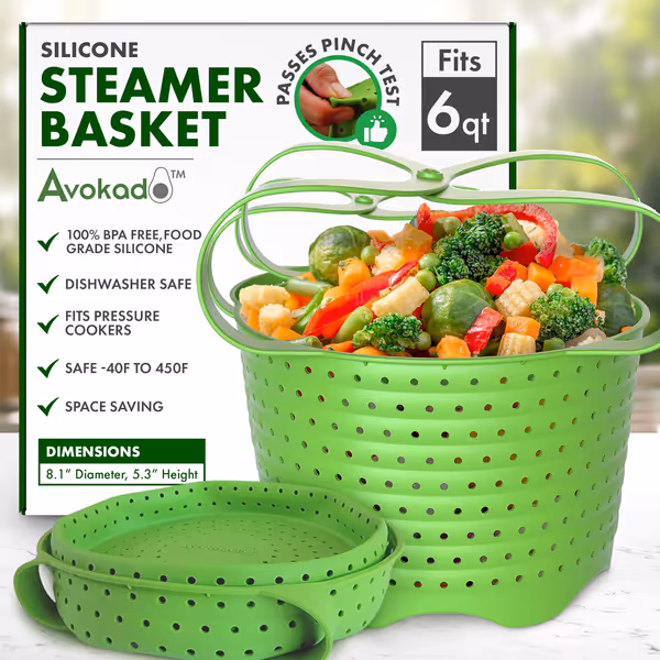 Avokado Silicone Steamer Basket
